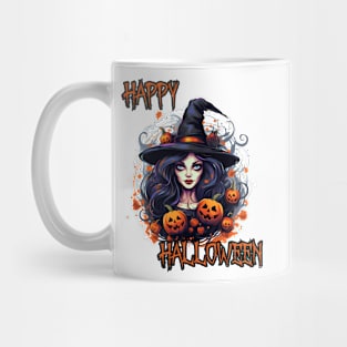 Spooky Witch Happy Halloween Mug